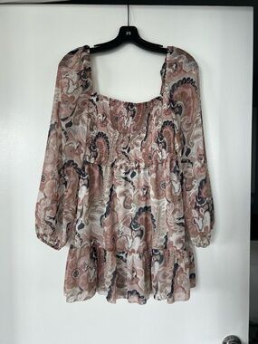 Wilfred Smocked Square-Neck Dress!